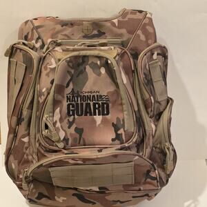 Michigan National Guard Camo Back Pack